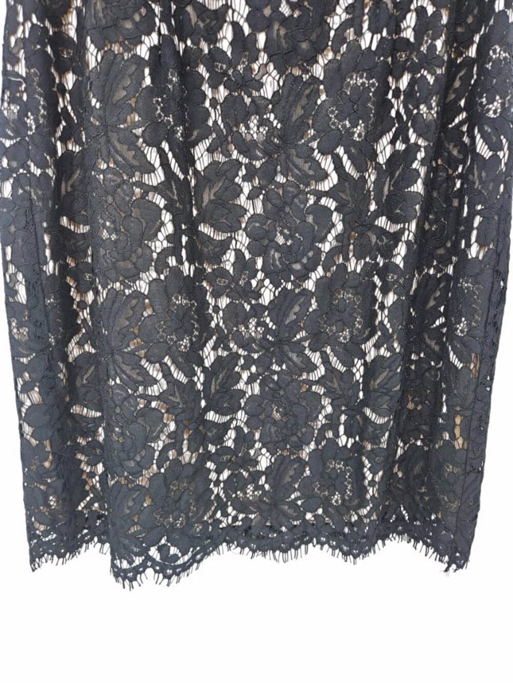 Eliza J Off The Shoulder Floral Lace Sheath Dress Black Women's 10 Formal Event - Picture 5 of 11